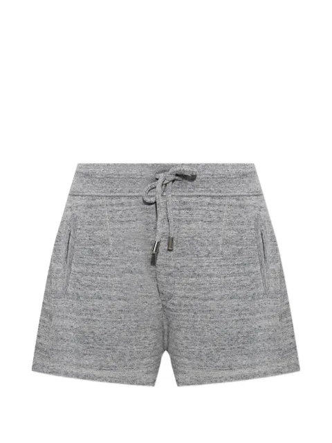 DSQUARED2 drawstring marl-effect shorts