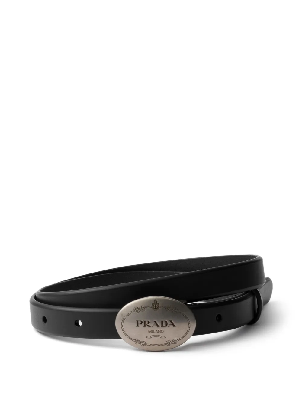 Prada Cintura in pelle - Nero