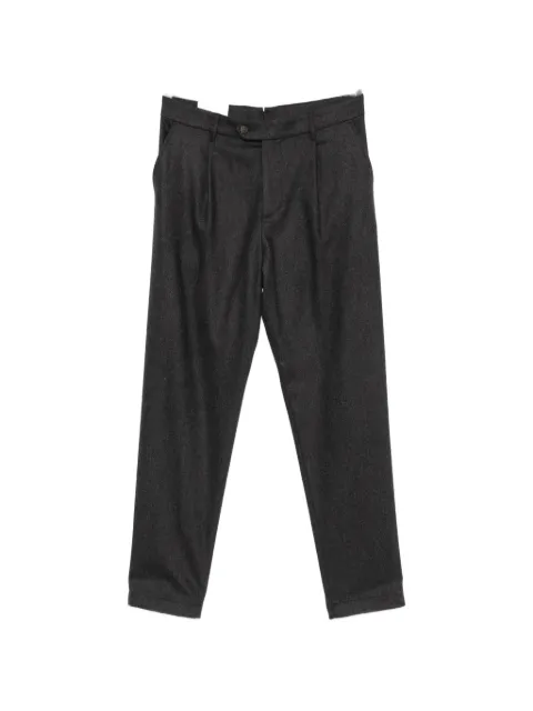 Eleventy pleated wool trousers