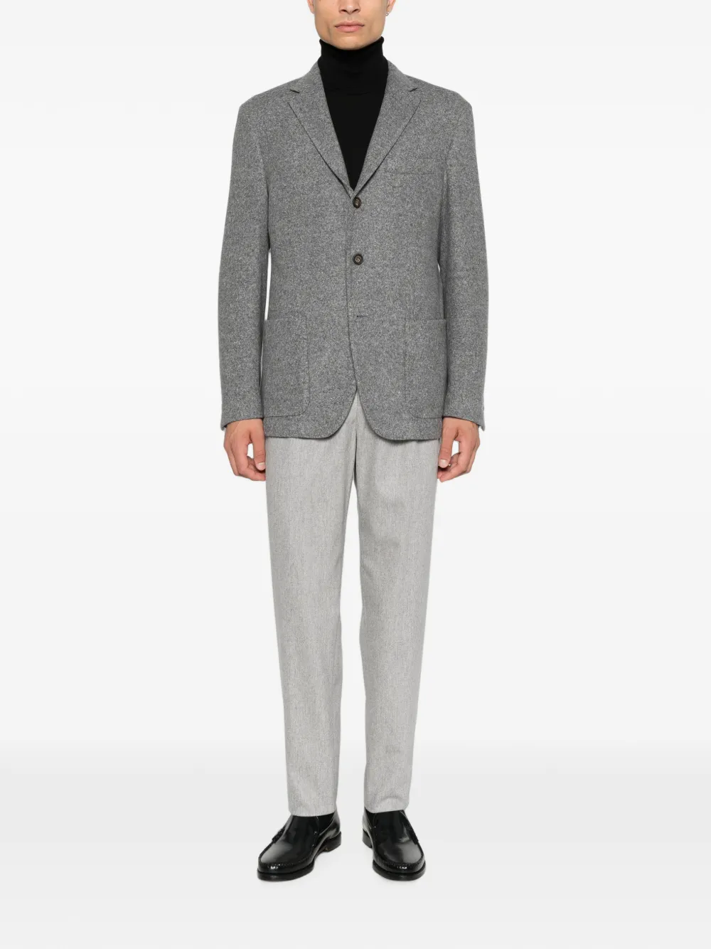 Eleventy Broek met geplooid detail Grijs