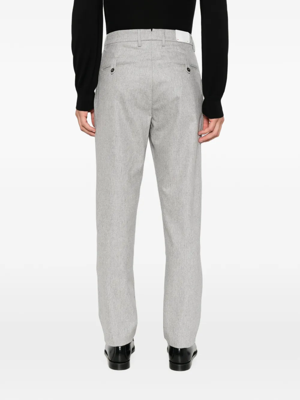 Eleventy Broek met geplooid detail Grijs