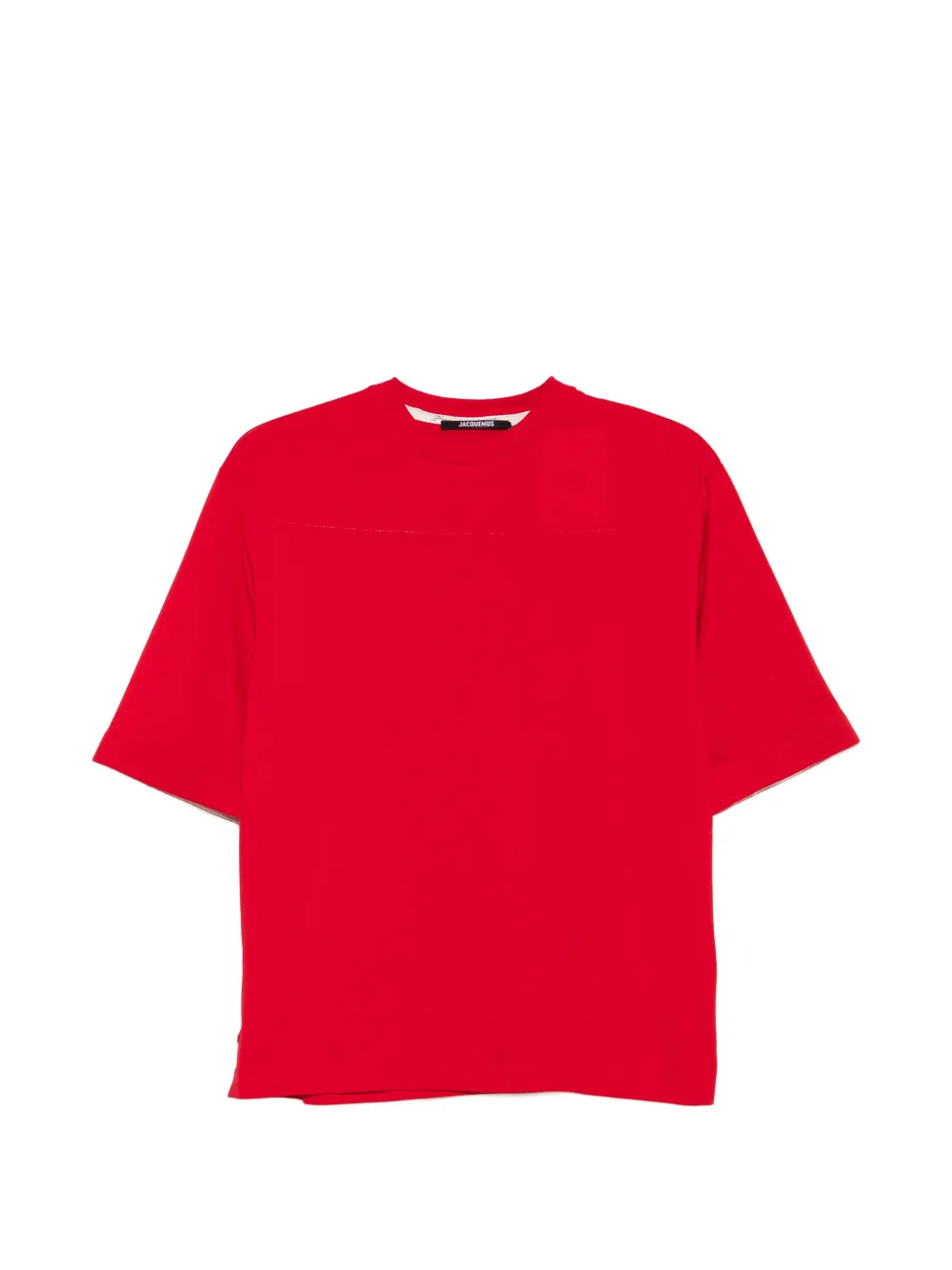 Jacquemus Rond Carre logo-patch T-shirt - Rosso