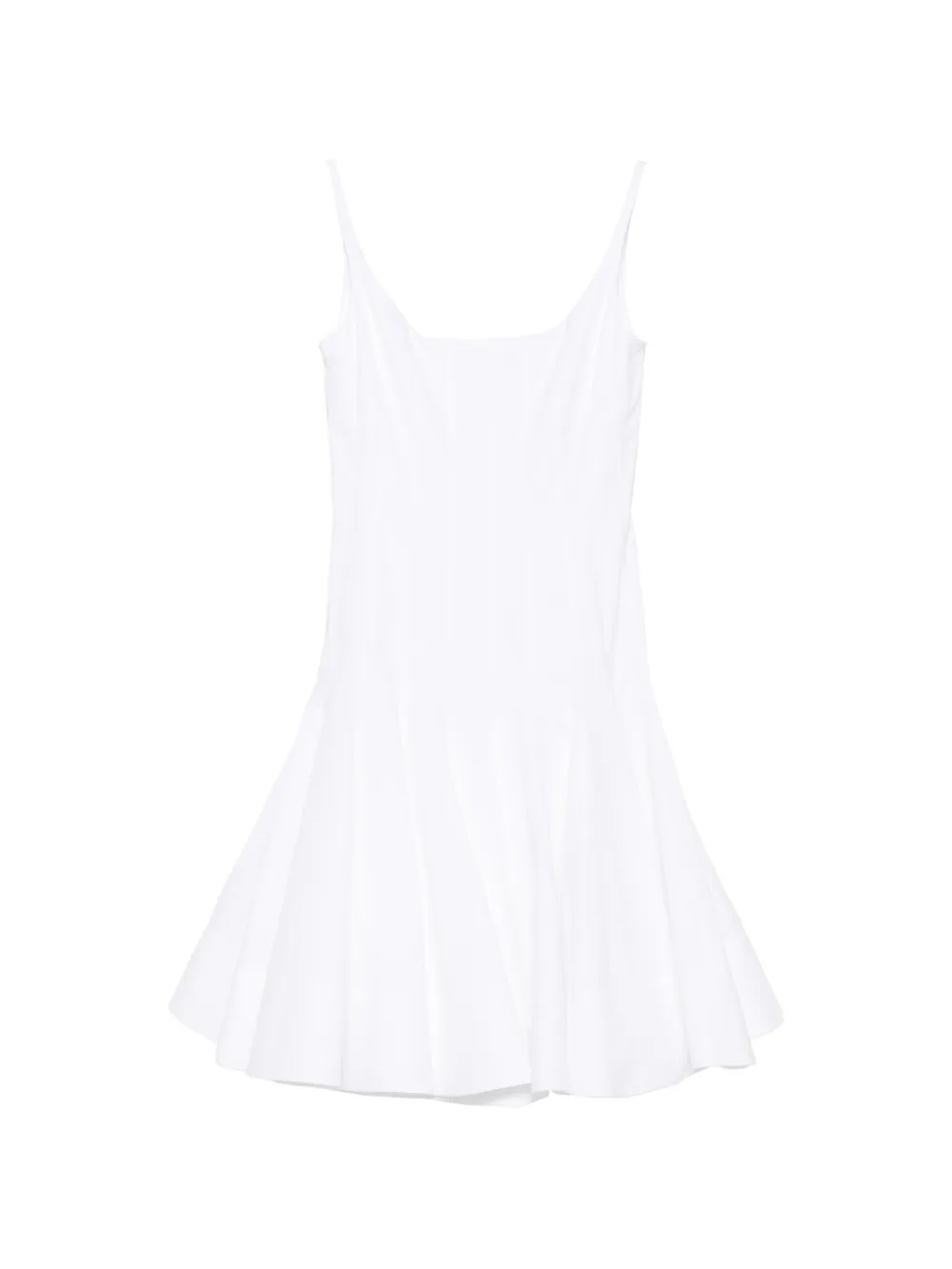 Jacquemus Agave panelled flared mini dress - Bianco