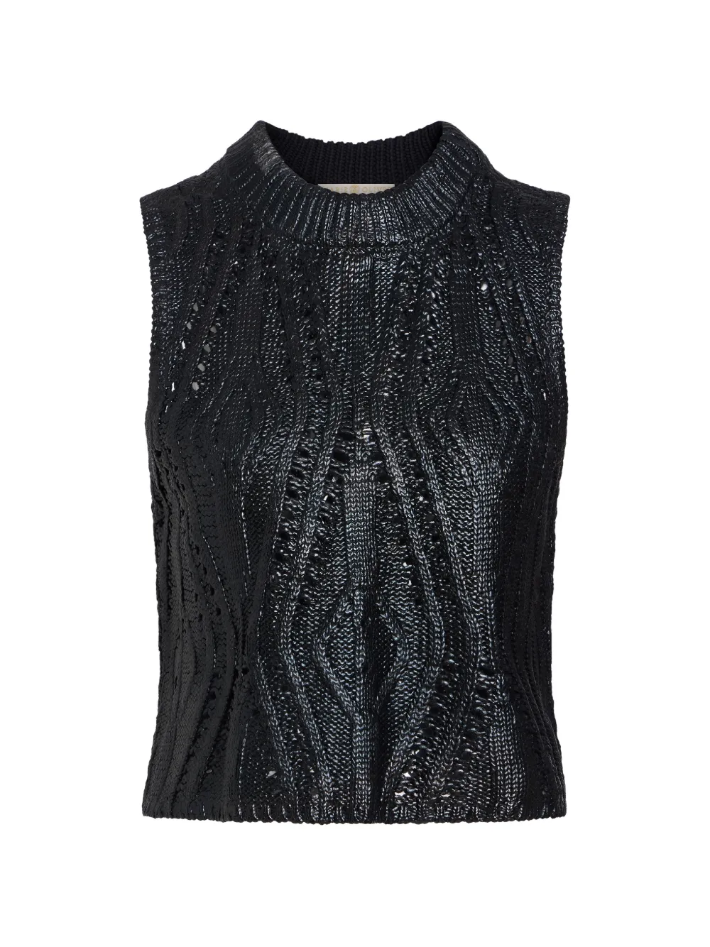 Marie Oliver McGuire open-knit sleeveless top - Nero