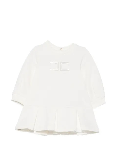Elisabetta Franchi Kids Abito midi con ricamo logo