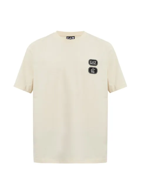 Ea7 Emporio Armani Urban Skate logo-patch graphic-print T-shirt