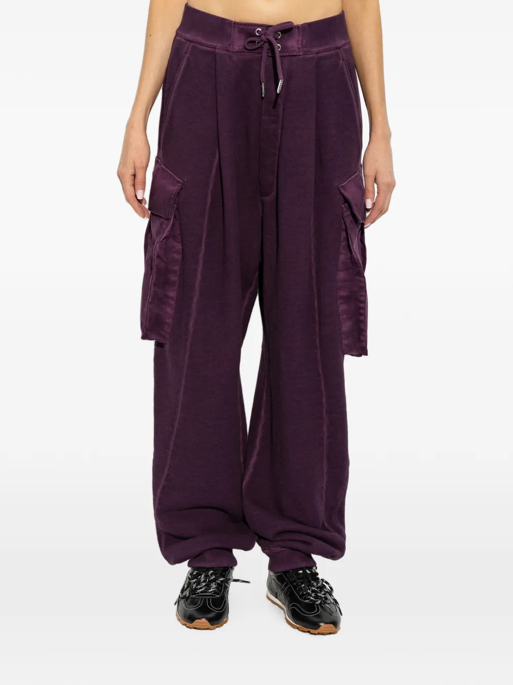 DSQUARED2 cuffed cargo pants Paars