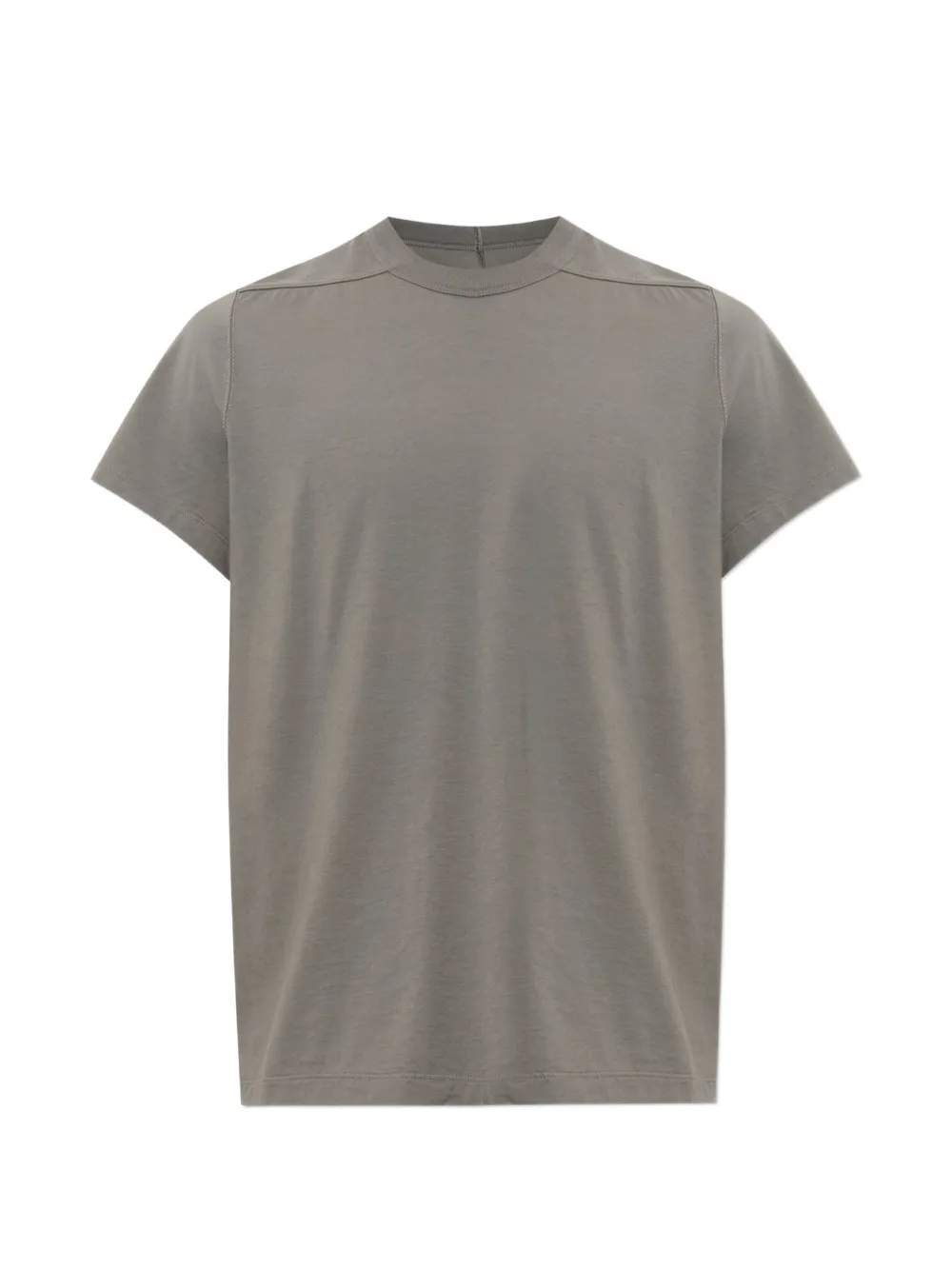Rick Owens Level T crew-neck seam-detail t-shirt - Grigio