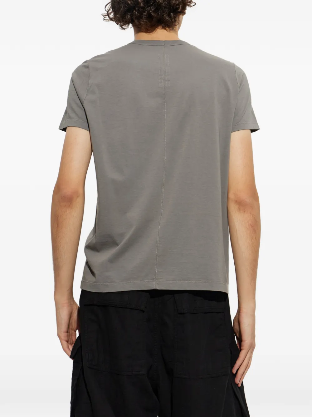 Rick Owens Level T-shirt met ronde hals en naaddetail Grijs