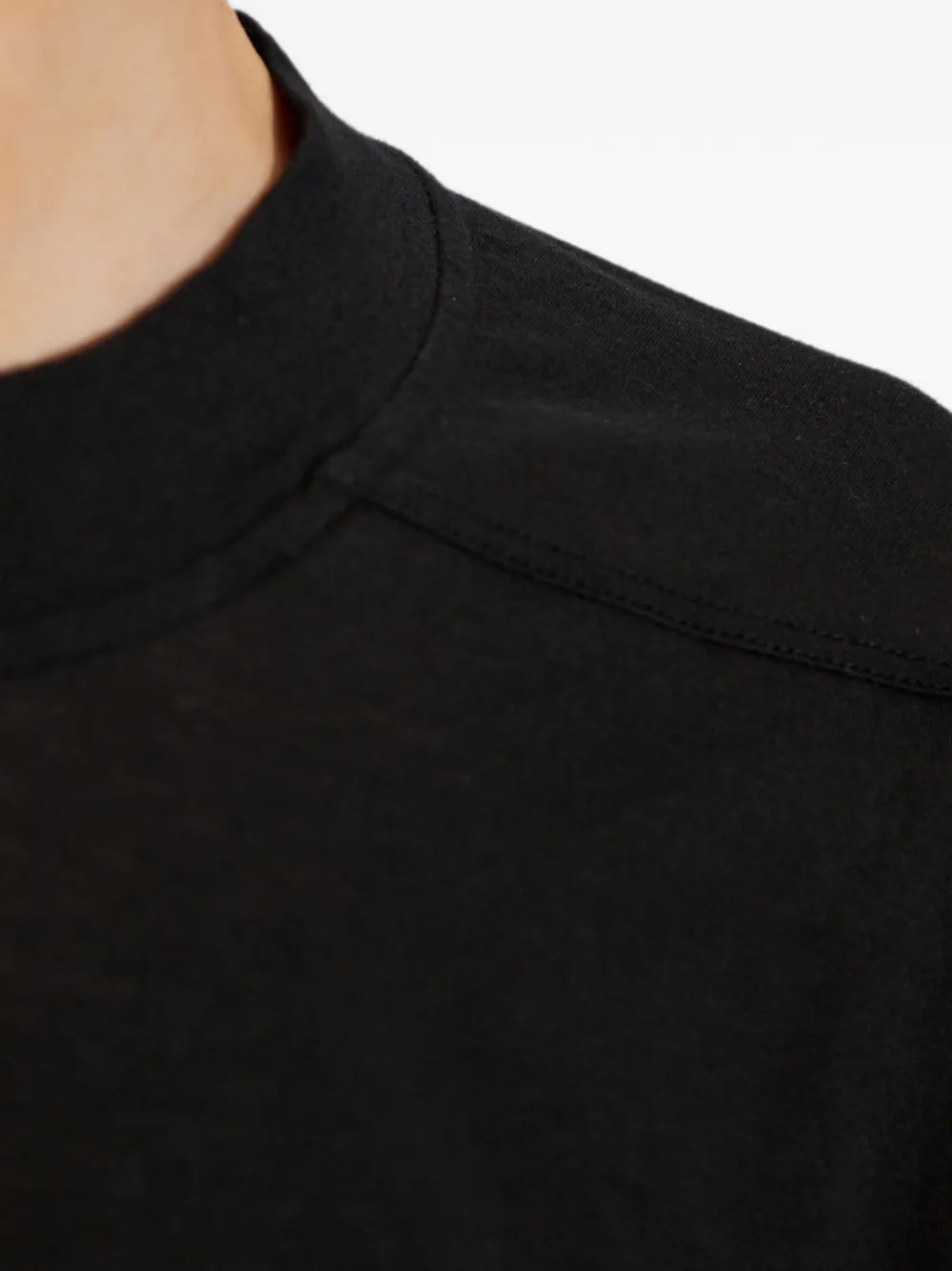 Rick Owens DRKSHDW T-shirt met gestreept detail Zwart