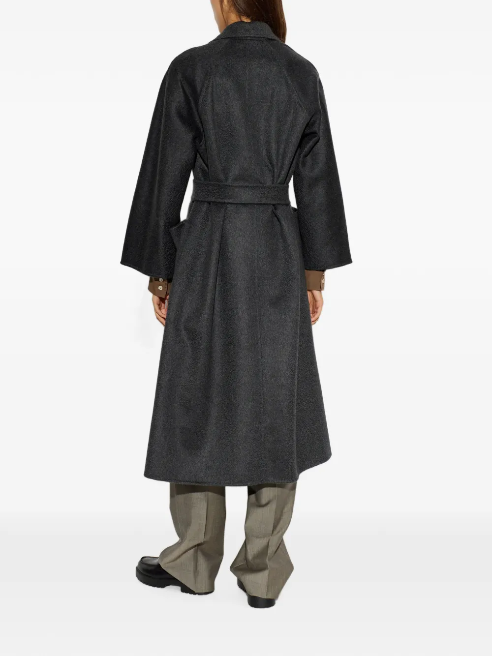 Max Mara Ludmilla jas met ceintuur Grijs