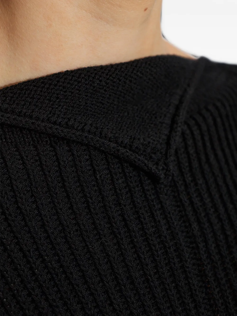 Rick Owens Ribgebreide trui Zwart