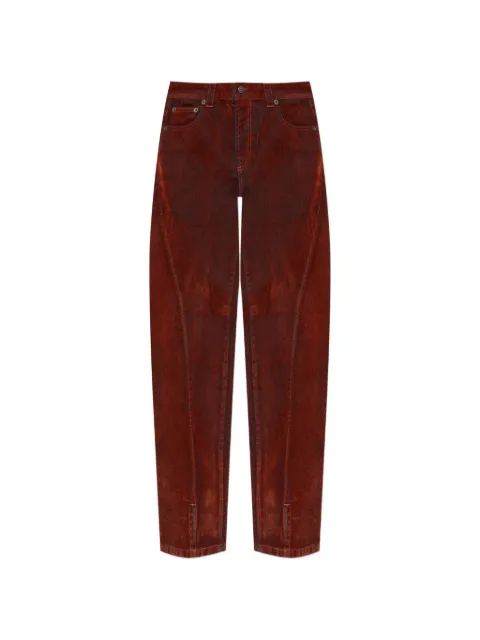 AVAVAV slit-detail straight-leg jeans