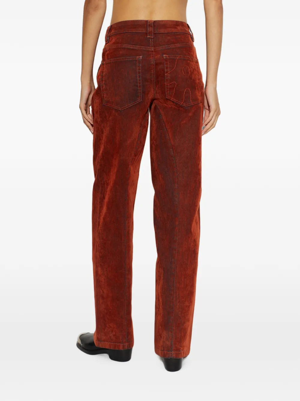 AVAVAV Straight jeans Rood