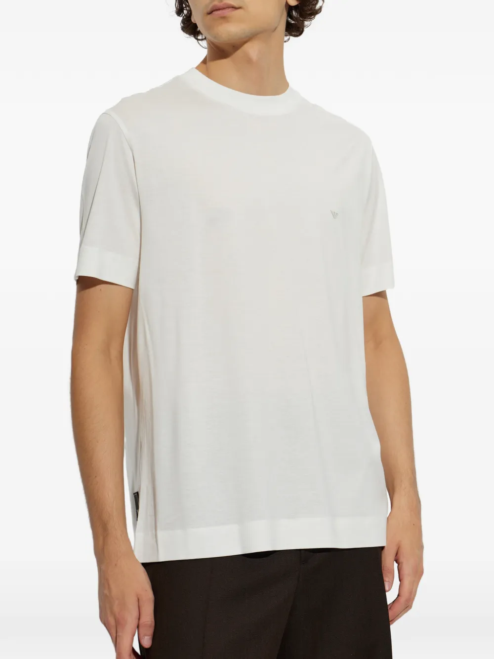 Emporio Armani T-shirt met logopatch Wit