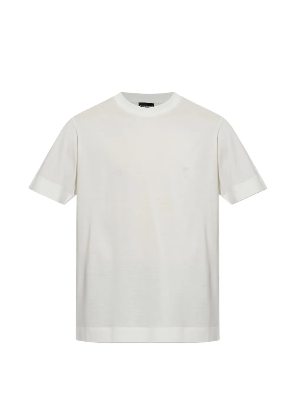Emporio Armani logo-patch t-shirt - Bianco
