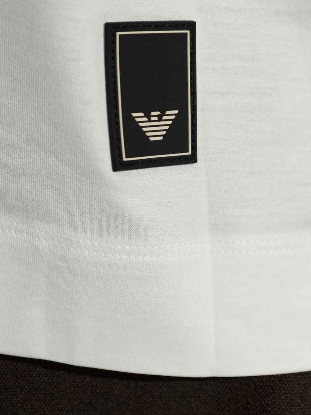 Emporio Armani T-shirt met logopatch Wit