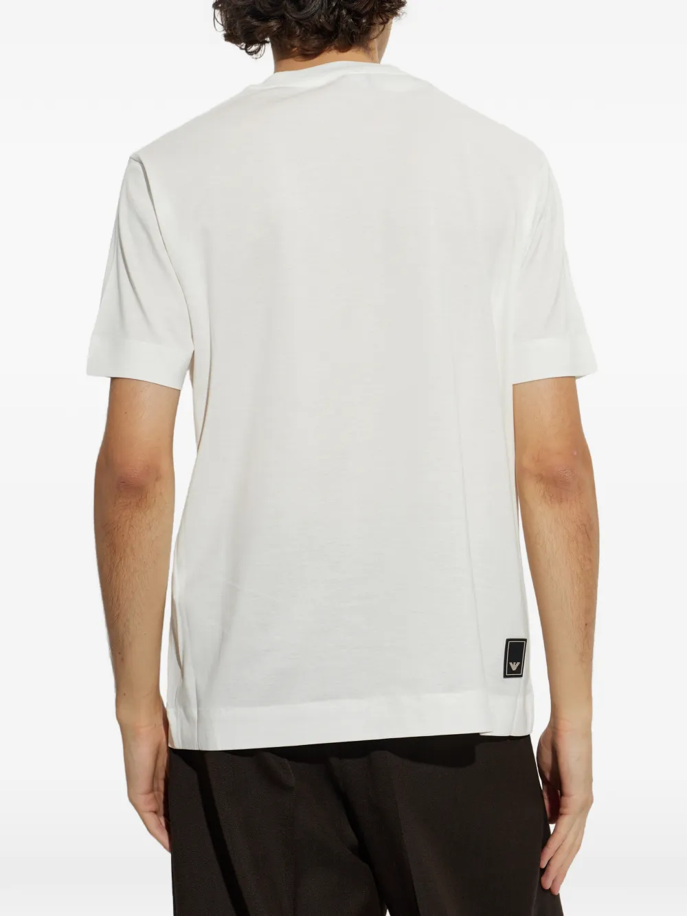 Emporio Armani T-shirt met logopatch Wit