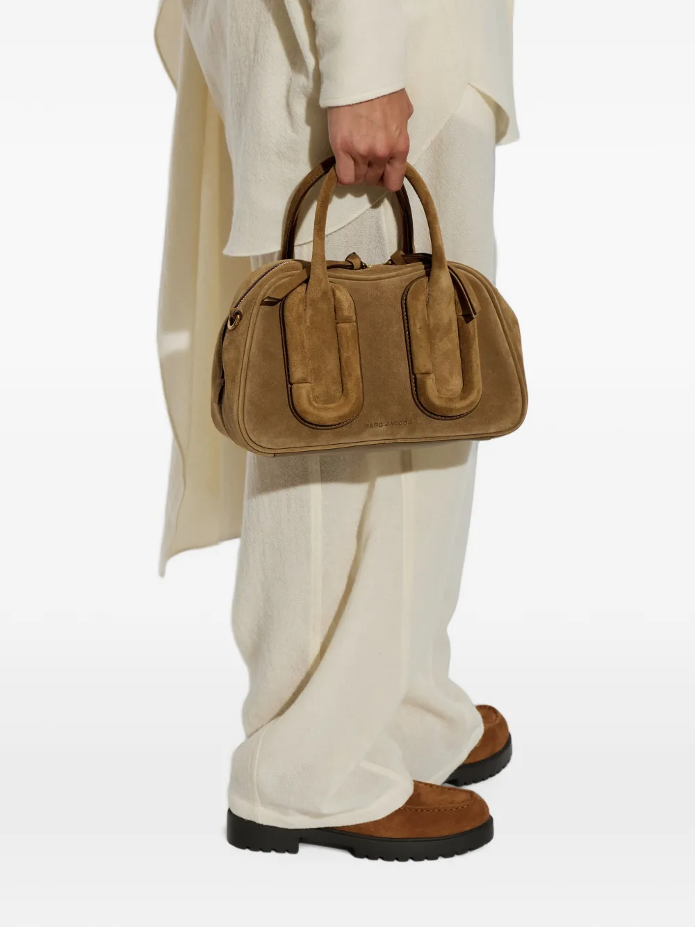Marc Jacobs Babe suède tas met handvat Bruin