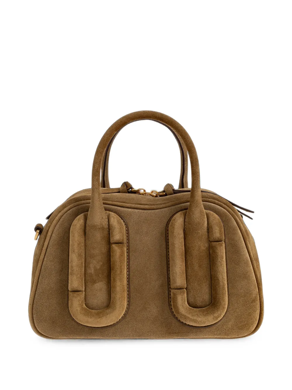 Marc Jacobs Babe suède tas met handvat Bruin
