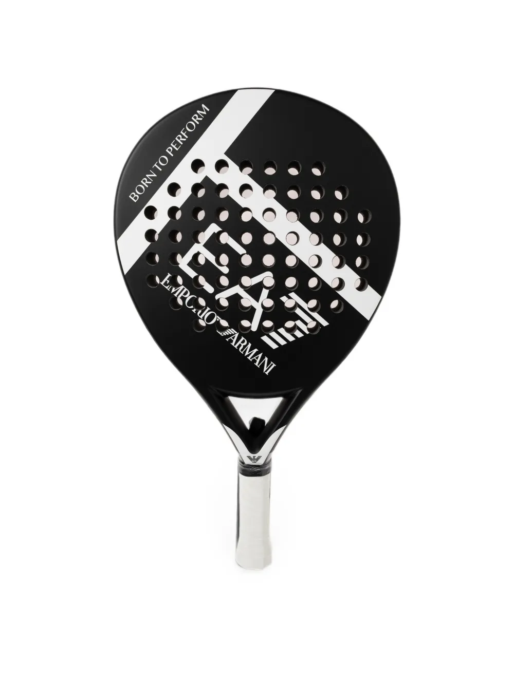 Ea7 Emporio Armani Padelracket met logoprint Zwart