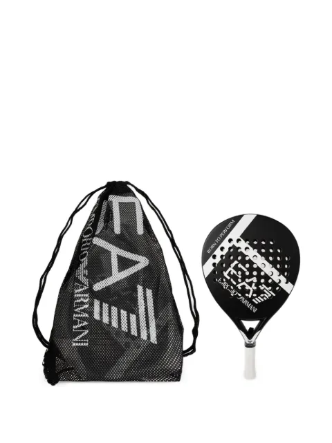 Ea7 Emporio Armani chaqueta con logo estampado