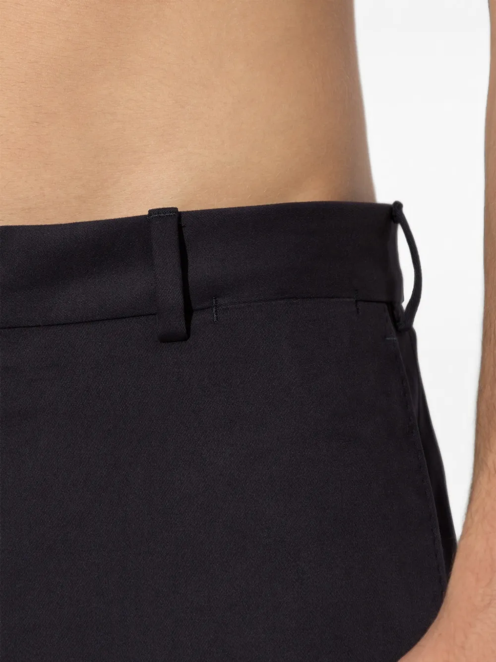 Brioni Pienza broek met persvouw Blauw