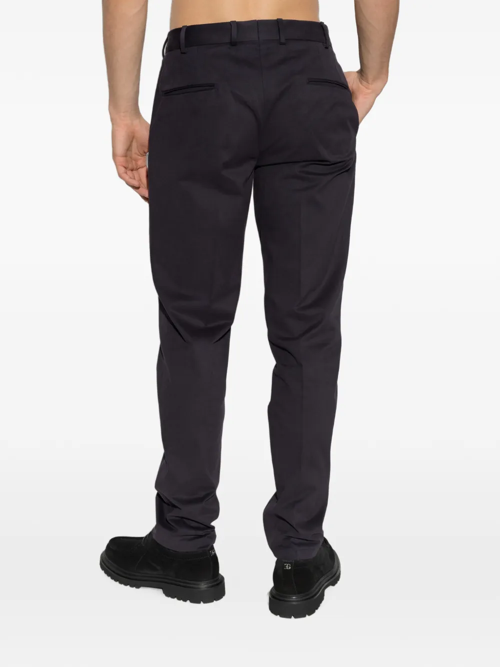 Brioni Pienza broek met persvouw Blauw