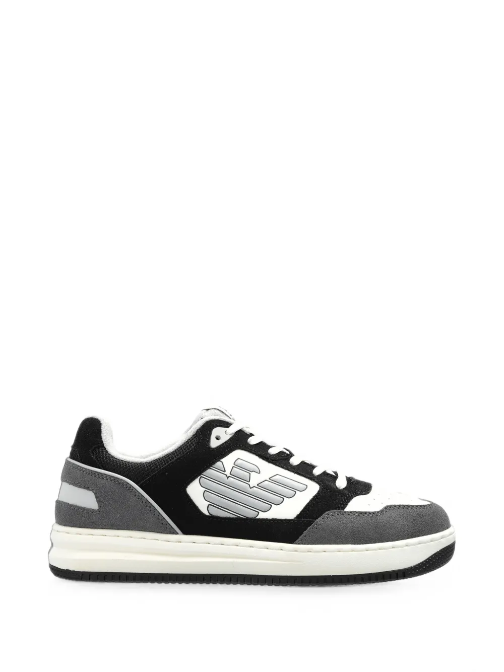 Ea7 Emporio Armani logo-patch sneakers - Nero