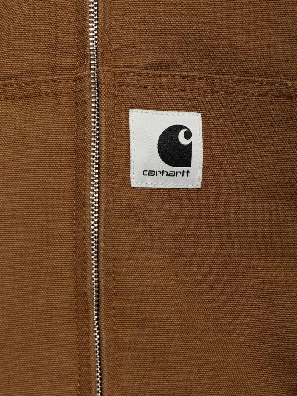 Carhartt WIP Active jack met trekkoord en logopatch Bruin