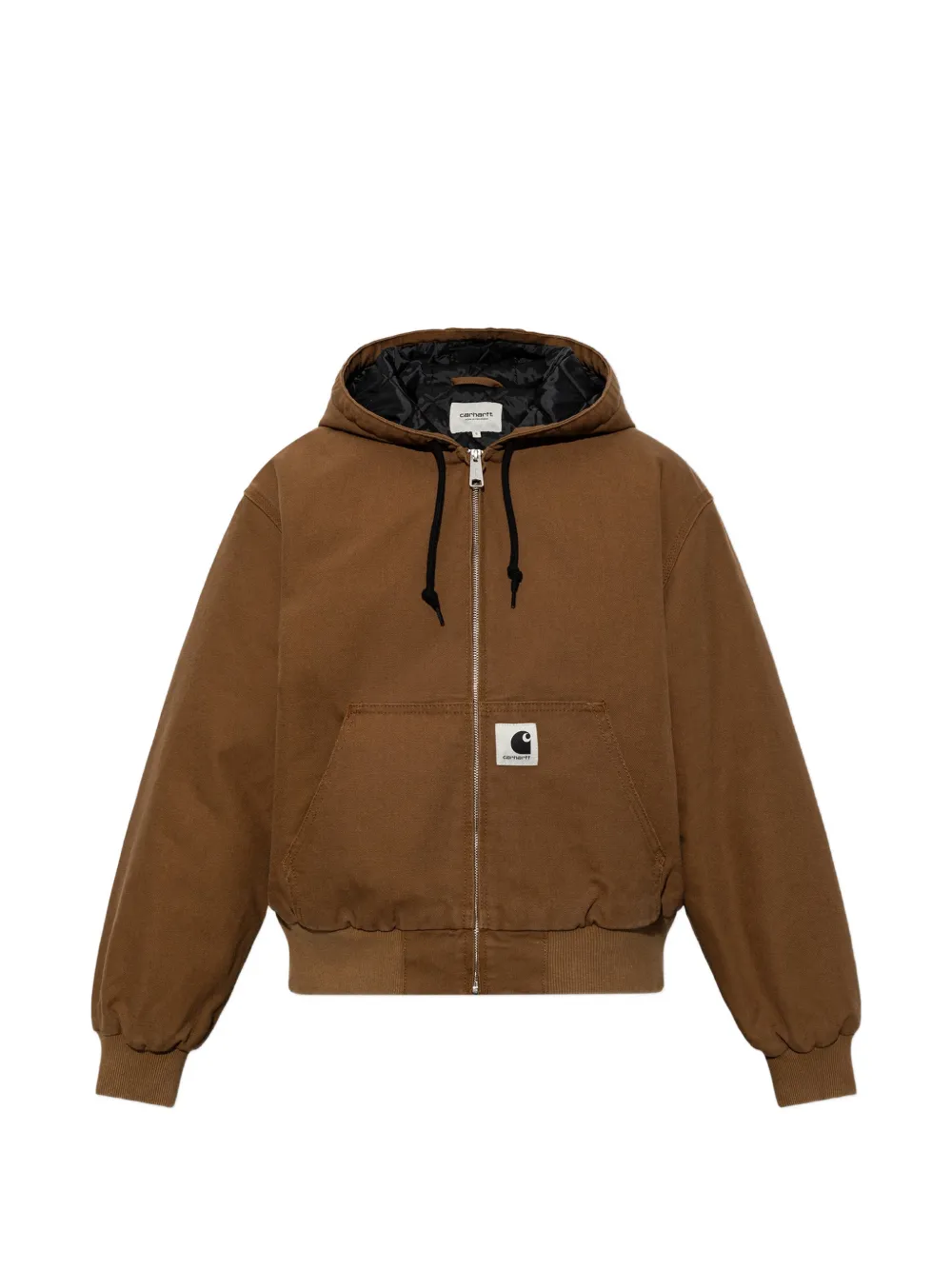 Carhartt WIP Active logo-patch drawstring jacket - Marrone