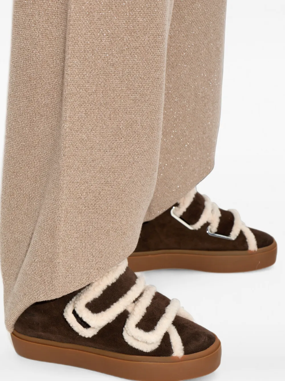 Inuikii touch-strap high-top sneakers Bruin