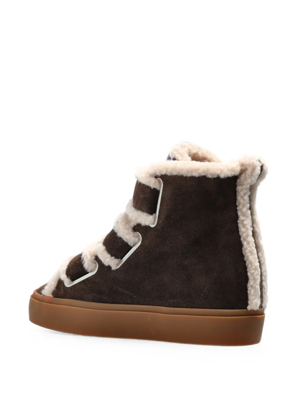 Inuikii touch-strap high-top sneakers Bruin