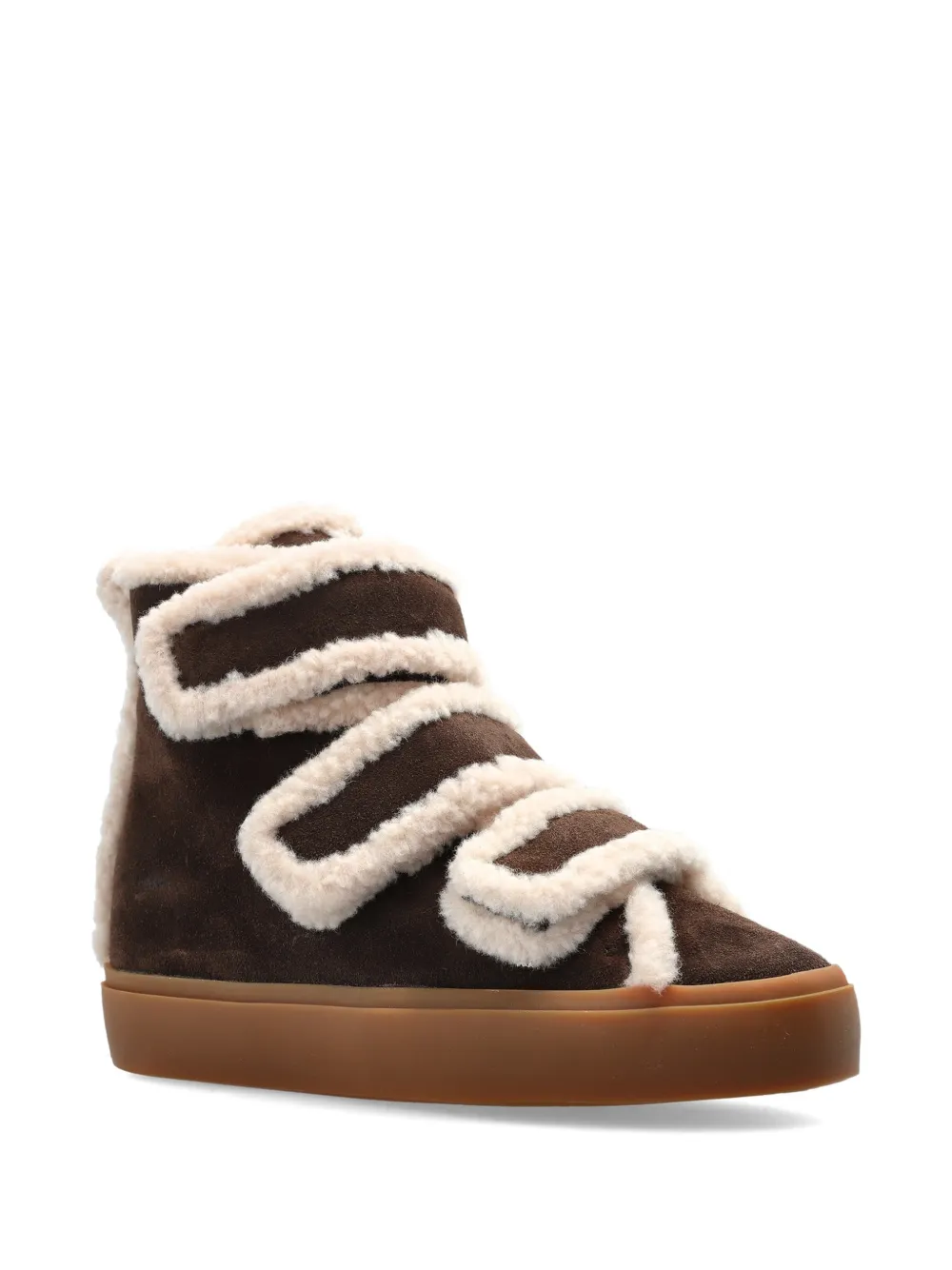 Inuikii touch-strap high-top sneakers Bruin