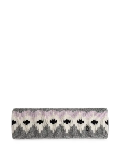 BOGNER Loca-3 intarsia-knit headband