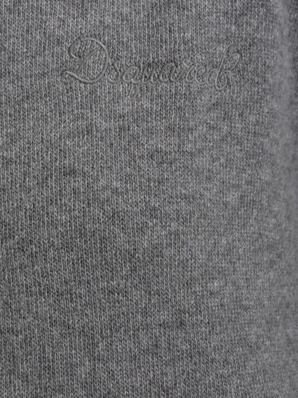 DSQUARED2 Gebreide trui met geborduurd logo Grijs