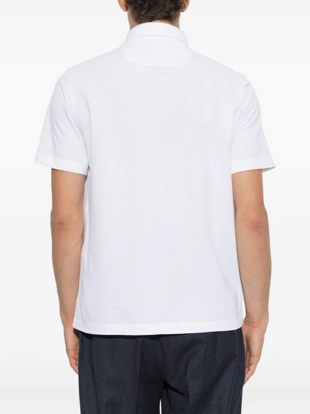 Brioni Poloshirt met korte mouwen Wit