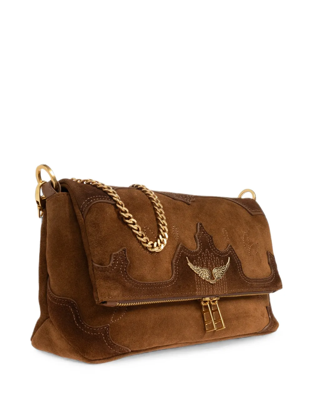 Zadig&Voltaire Rocky II Western Used tas Bruin