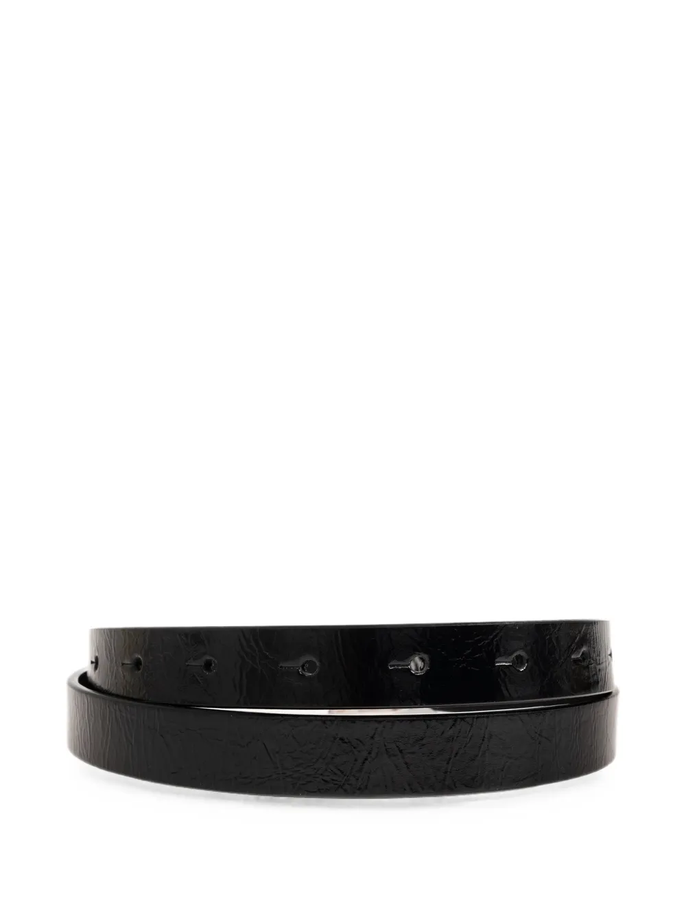 Vivienne Westwood Riem met Orb-plakkaat Zwart