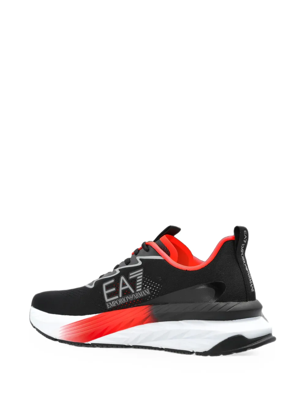Ea7 Emporio Armani Crusher Sonic logo-print lace-up sneakers Zwart