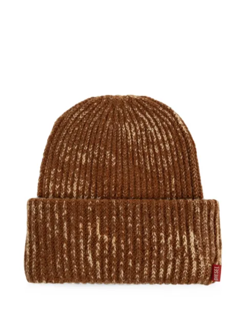 Diesel K-Avet ribbed-knit beanie hat