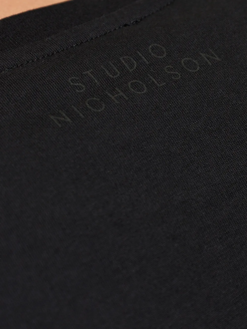 Studio Nicholson Lay T-shirt met korte mouwen Zwart