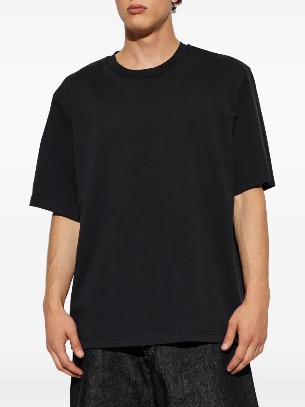 Studio Nicholson Lay T-shirt met korte mouwen Zwart