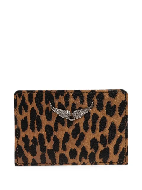 Zadig&Voltaire ZV pass leopard wallet