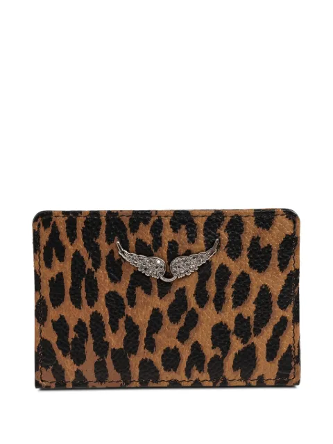 Zadig&Voltaire ZV pass leopard wallet