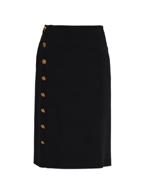 Versace buttoned midi skirt
