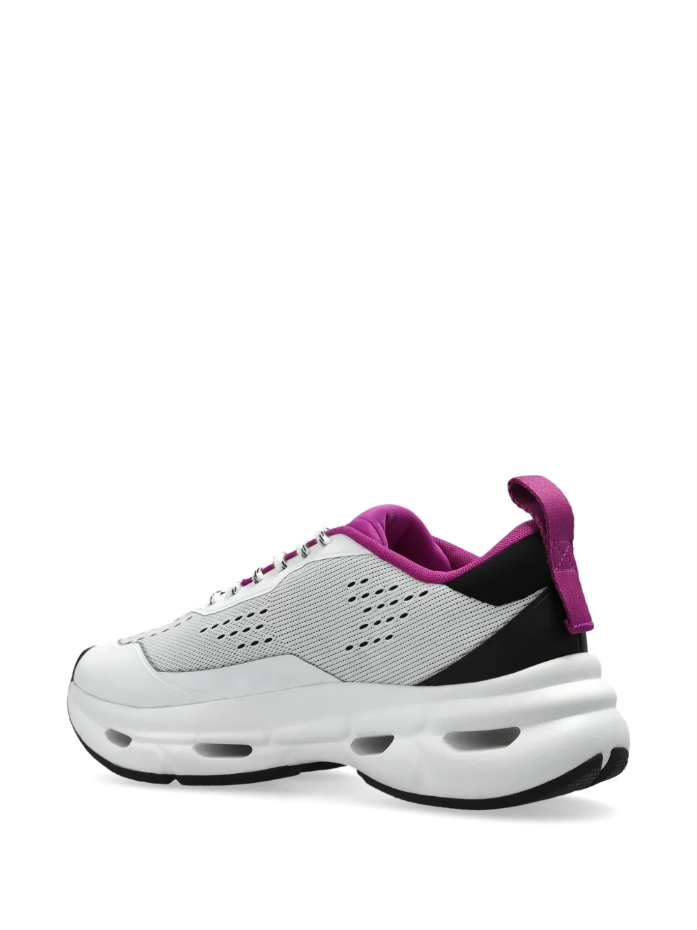 Emporio Armani logo-embroidered sneakers Wit