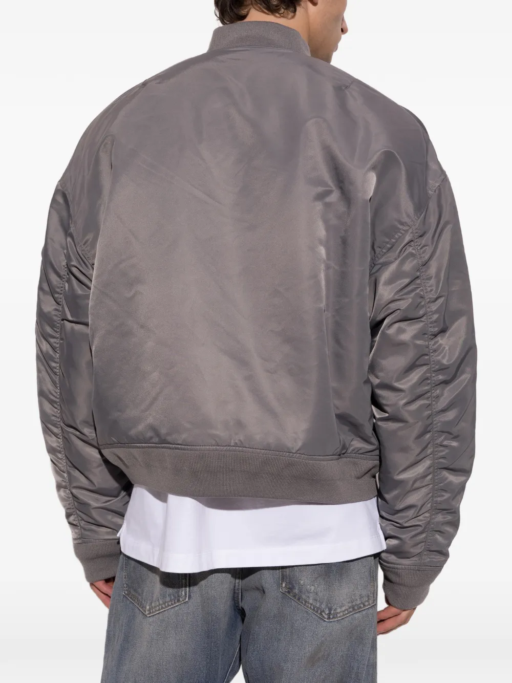 DSQUARED2 Bomberjack met logopatch Grijs