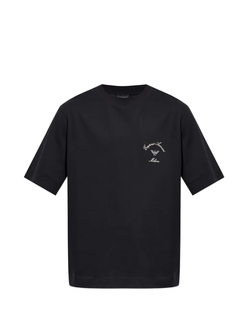 Emporio Armani embroidered-logo T-shirt