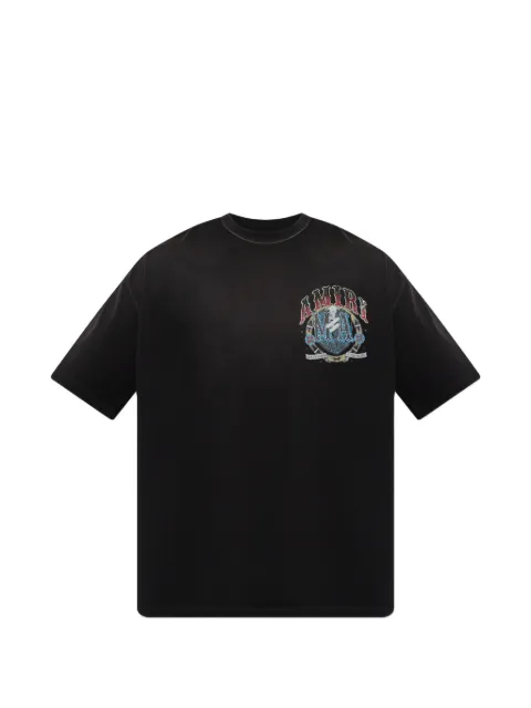 AMIRI crystal-embellished logo-print T-shirt